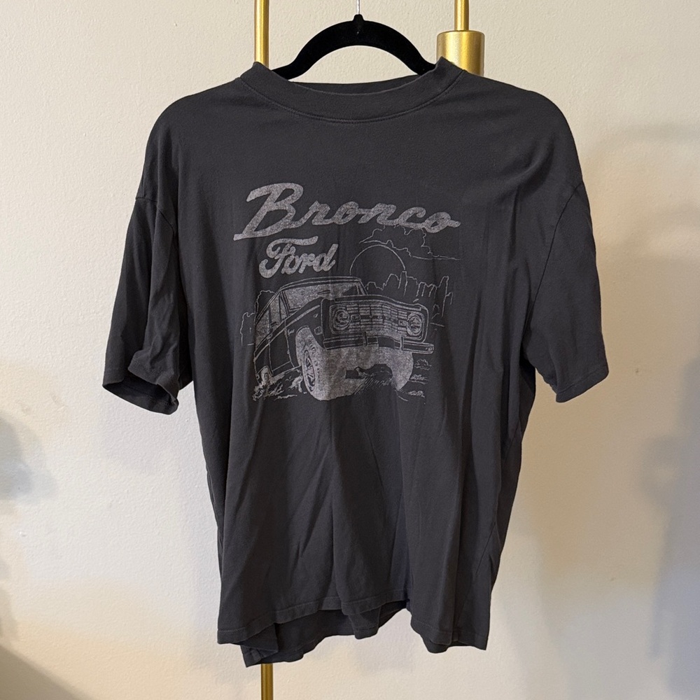 Abercrombie & Fitch Charcoal Bronco Tee